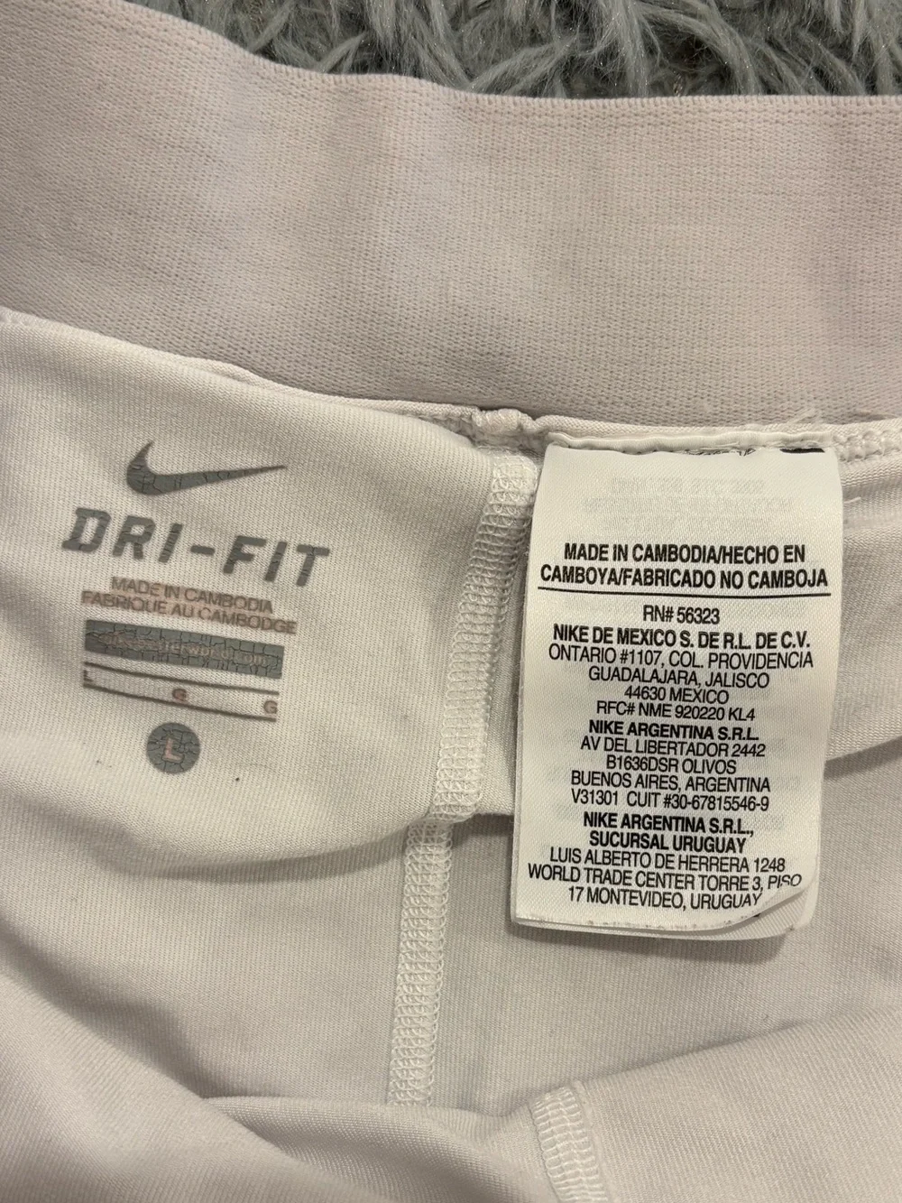 Nike Court Dri-Fit Women’s Cream Navy Pleated Tennis Skort Golf Pickleball Large